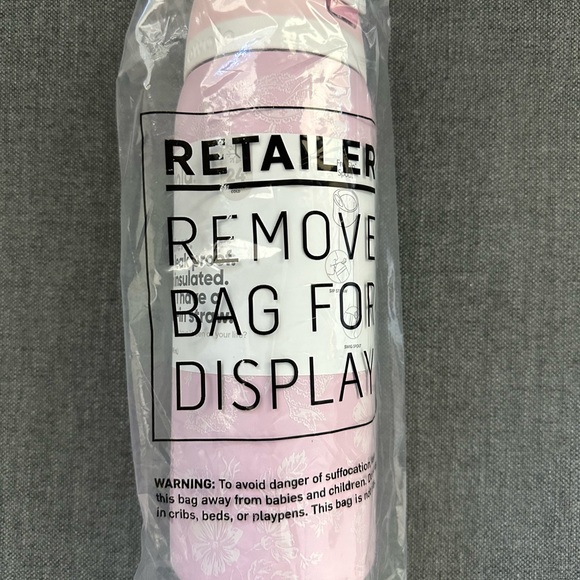 Pink Insulated Water Bottle - Picture 1 of 8